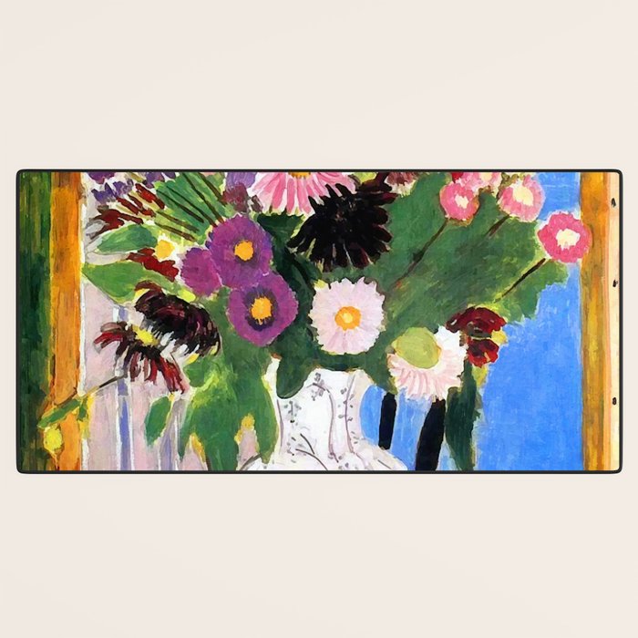 Henri Matisse Vase with Flowers Desk Mat Gallery Image 3