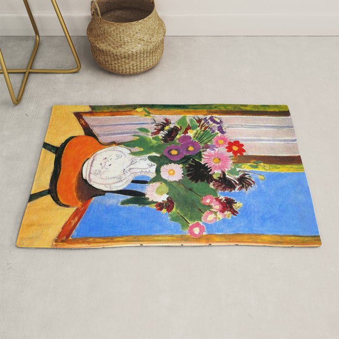 Henri Matisse Vase with Flowers Rug Gallery Image 1