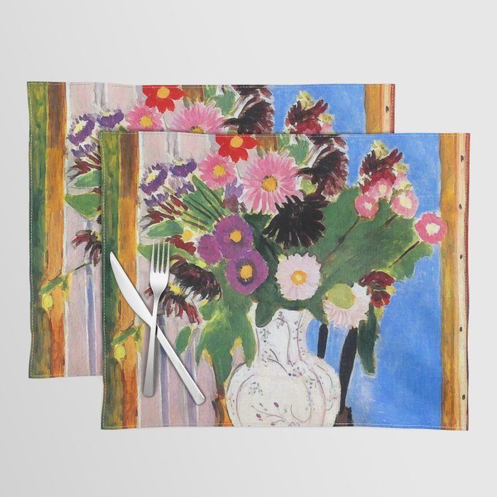 Henri Matisse Vase with Flowers Placemat Gallery Image 1