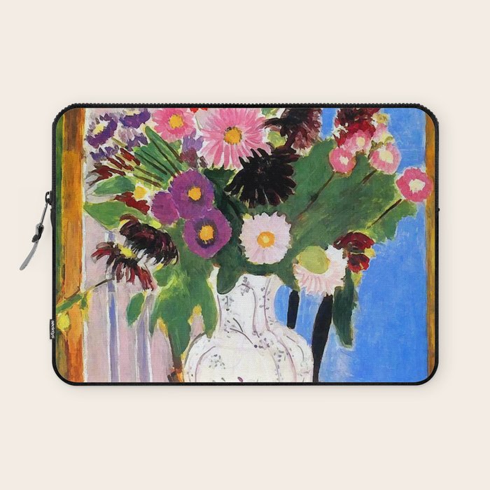 Henri Matisse Vase with Flowers Laptop Sleeve Gallery Image 1