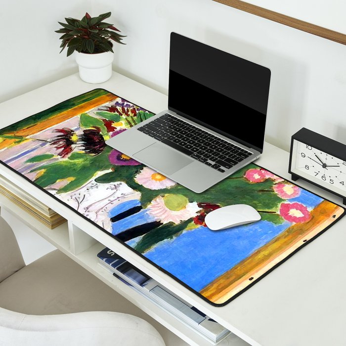 Henri Matisse Vase with Flowers Desk Mat Gallery Image 2