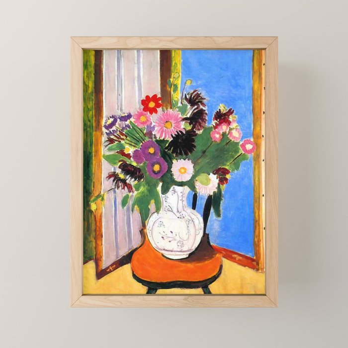 Henri Matisse Vase with Flowers Mini Art Print Gallery Image 1
