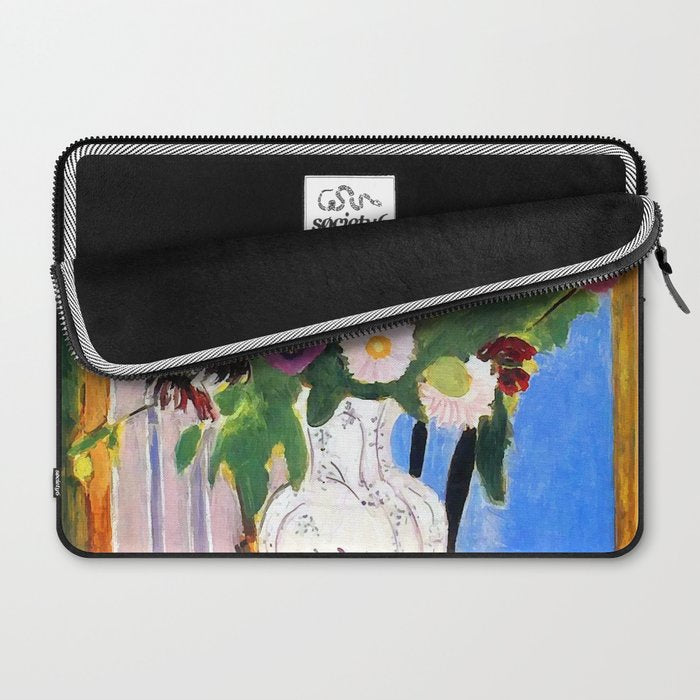 Henri Matisse Vase with Flowers Laptop Sleeve Gallery Image 2