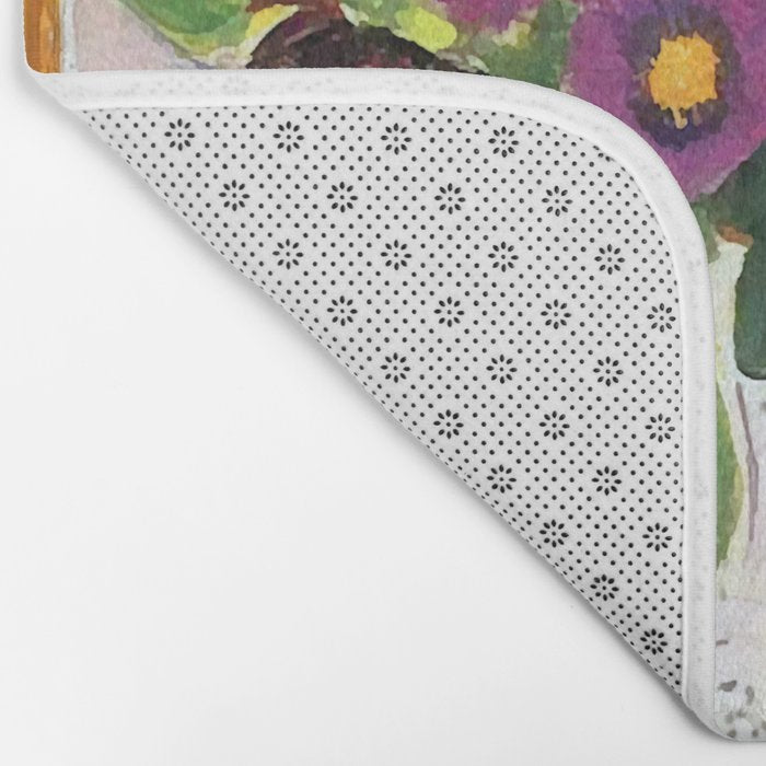 Henri Matisse Vase with Flowers Bath Mat Gallery Image 2