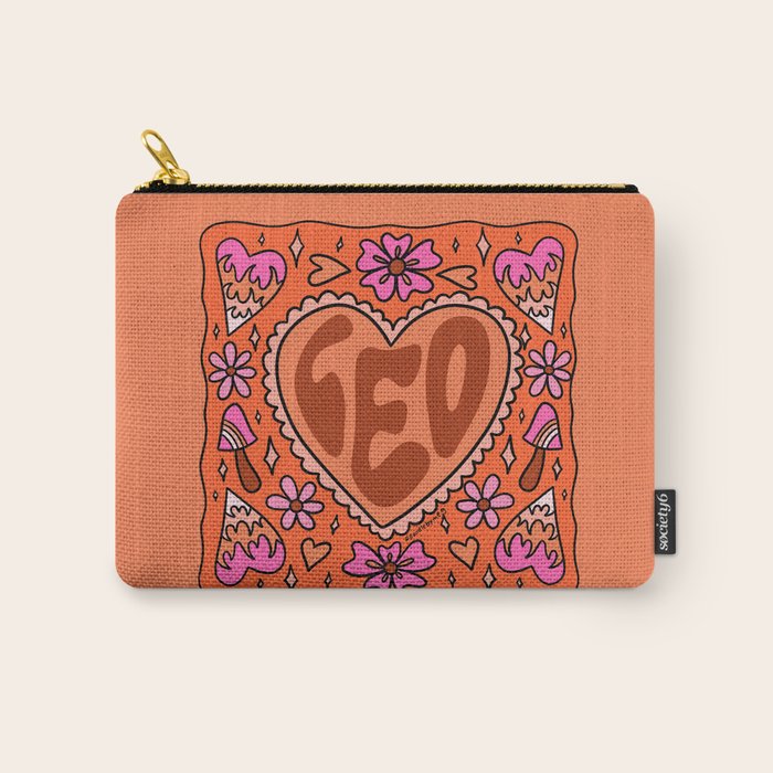Leo Heart Carry All Pouch Gallery Image 1
