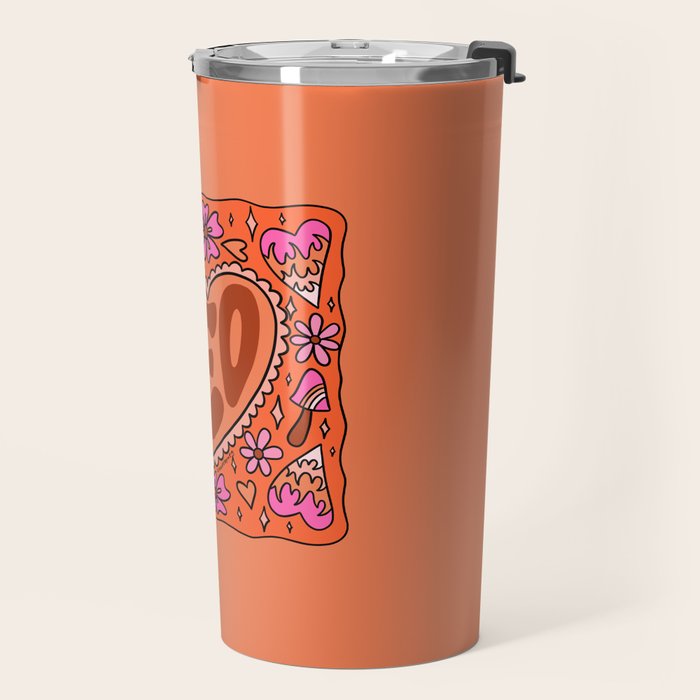 Leo Heart Travel Mug Gallery Image 2