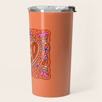 Leo Heart Travel Mug Gallery Image 2