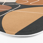 Minimal Colorful Abstract Shapes 9 Bath Mat Gallery Image 3