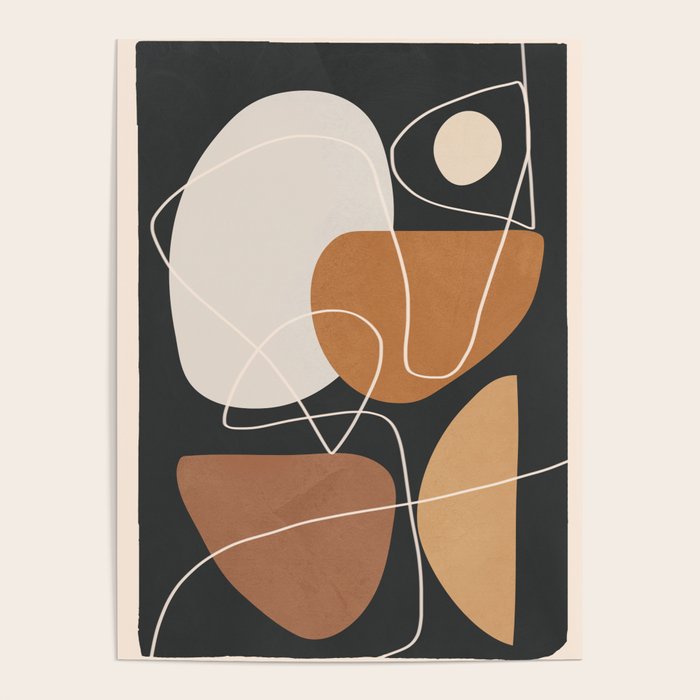 Minimal Colorful Abstract Shapes 9 Poster Gallery Image 4