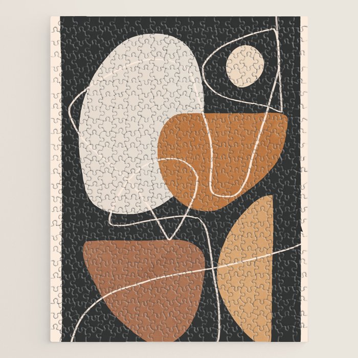 Minimal Colorful Abstract Shapes 9 Jigsaw Puzzle Gallery Image 1