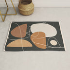 Minimal Colorful Abstract Shapes 9 Rug Gallery Image 1