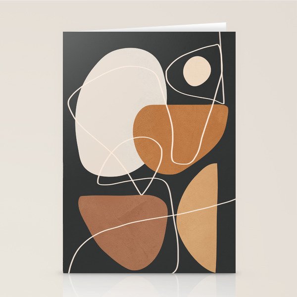 Minimal Colorful Abstract Shapes 9 Stationery Card Gallery Image 2