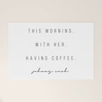 This Morning, With Her, Having Coffee. -Johnny Cash Welcome Mat Gallery Image 1