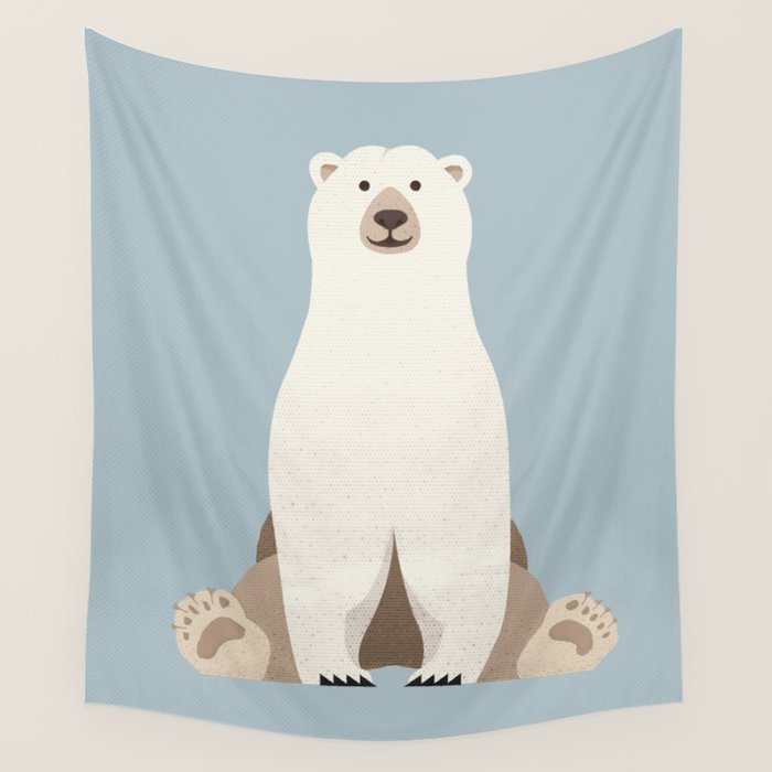 Whimsy Polar Bear Wall Tapestry Gallery Image 4