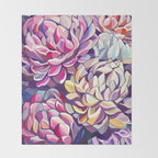 Peonies Throw Blanket Gallery Image 2