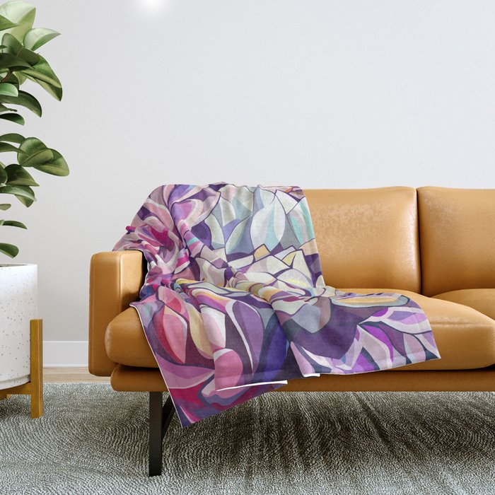 Peonies Throw Blanket Gallery Image 1