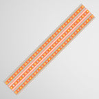 Groovy 70s Flowers & Stripes Table Runner Gallery Image 3