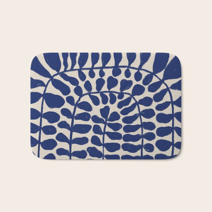 One Hundred-Leaved Plant #4 Bath Mat Gallery Image 1