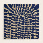 One Hundred-Leaved Plant #4 Wood Wall Art Gallery Image 1