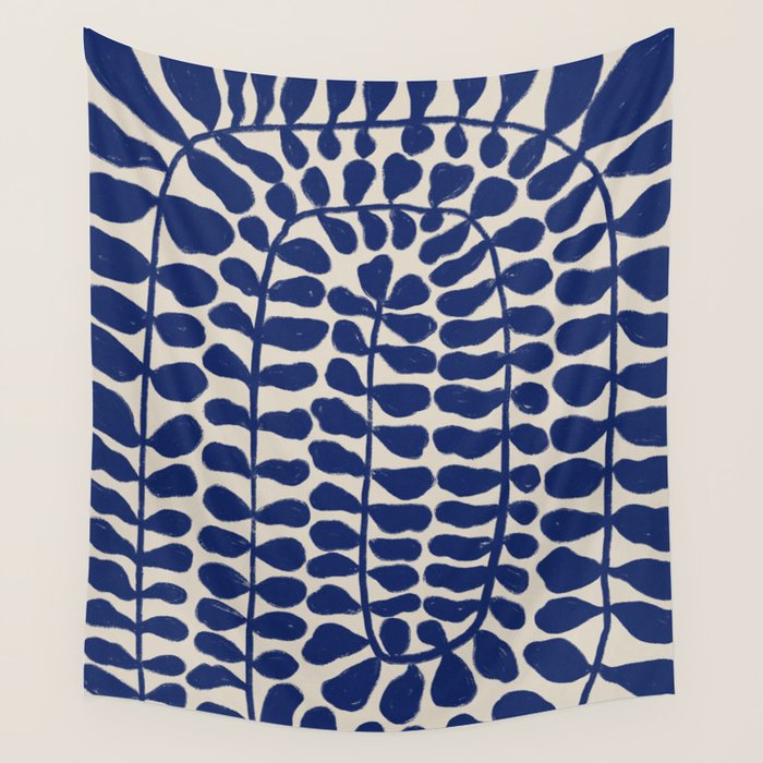 One Hundred-Leaved Plant #4 Wall Tapestry Gallery Image 1