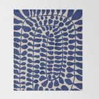 One Hundred-Leaved Plant #4 Throw Blanket Gallery Image 2