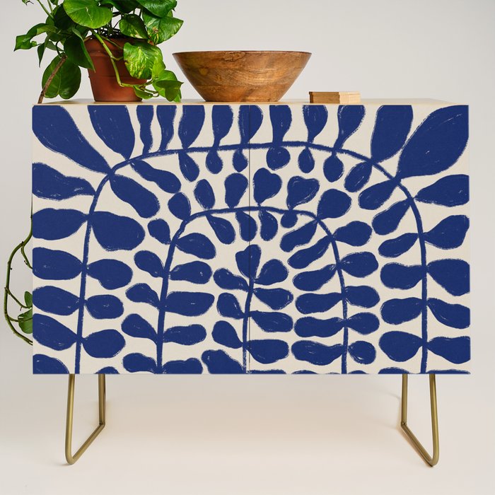One Hundred-Leaved Plant #4 Credenza Gallery Image 1