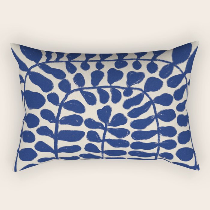 One Hundred-Leaved Plant #4 Rectangular Pillow Gallery Image 1