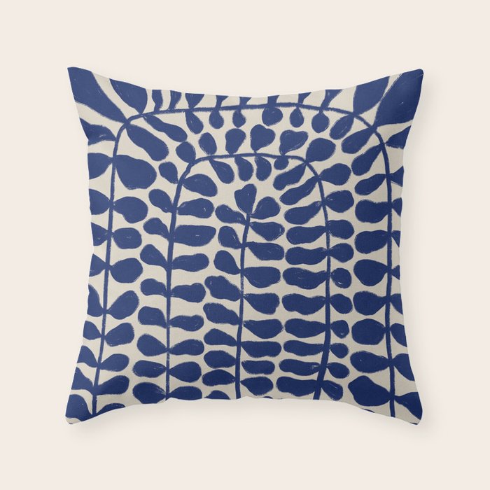 One Hundred-Leaved Plant #4 Throw Pillow Gallery Image 6