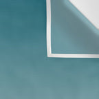 Tropical Dark Teal Gradient Inspired by Sherwin Williams 2020 Trending Color Oceanside SW6496 on Off White Wall Tapestry Gallery Image 3