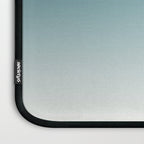 Tropical Dark Teal Gradient Inspired by Sherwin Williams 2020 Trending Color Oceanside SW6496 on Off White Laptop Sleeve Gallery Image 3