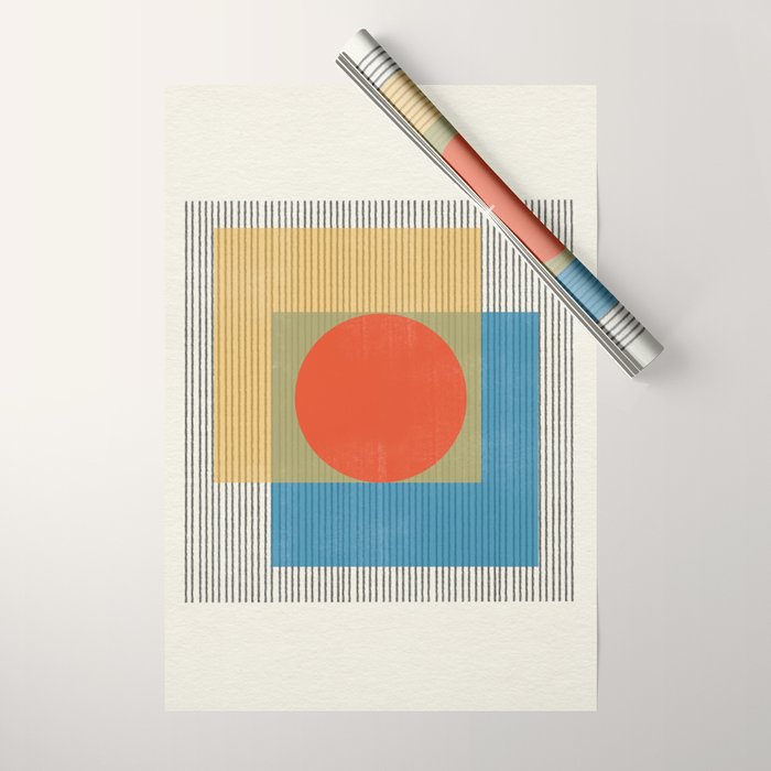 Midcentury Modern Object 03 Wrapping Paper Gallery Image 1