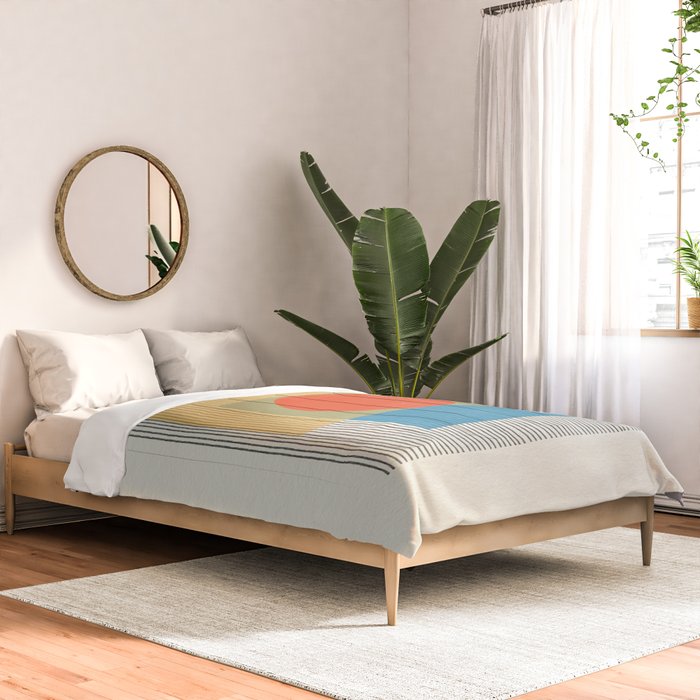 Midcentury Modern Object 03 Comforter Gallery Image 2