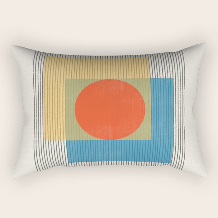 Midcentury Modern Object 03 Rectangular Pillow Gallery Image 1