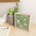 Chinoiserie Regency green, florals Mini Art Print Gallery Image 2