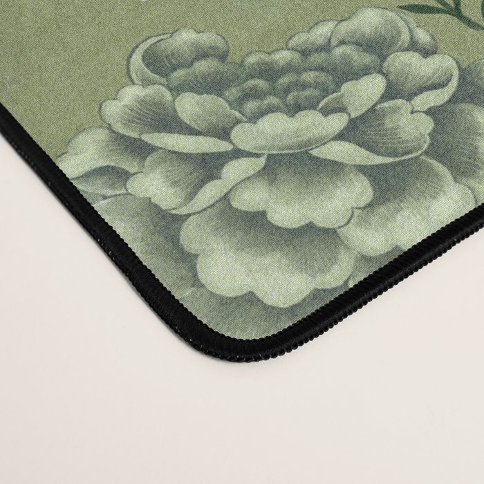 Chinoiserie Regency green, florals Desk Mat Gallery Image 4
