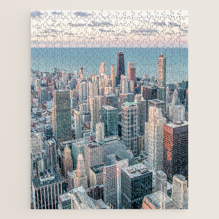 CHICAGO CITY SKYLINE Jigsaw Puzzle Gallery Image 1
