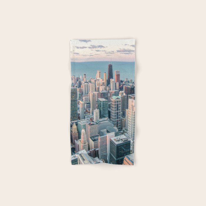 CHICAGO CITY SKYLINE Bath Towel Gallery Image 1