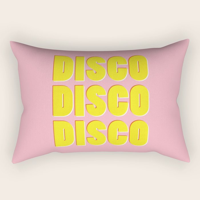 DISCO DISCO DISCO Rectangular Pillow Gallery Image 2