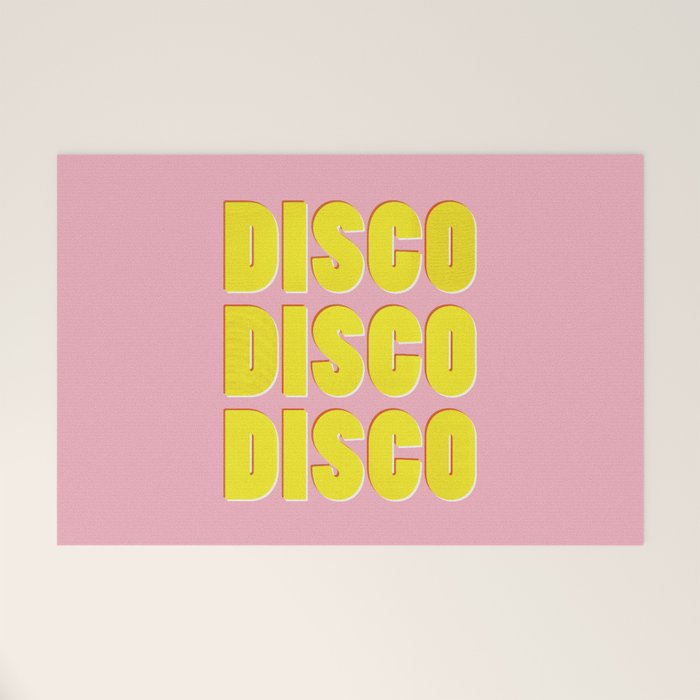 DISCO DISCO DISCO Welcome Mat Gallery Image 1