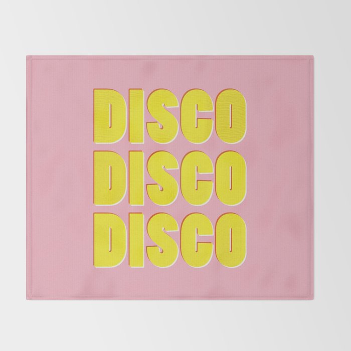 DISCO DISCO DISCO Throw Blanket Gallery Image 2