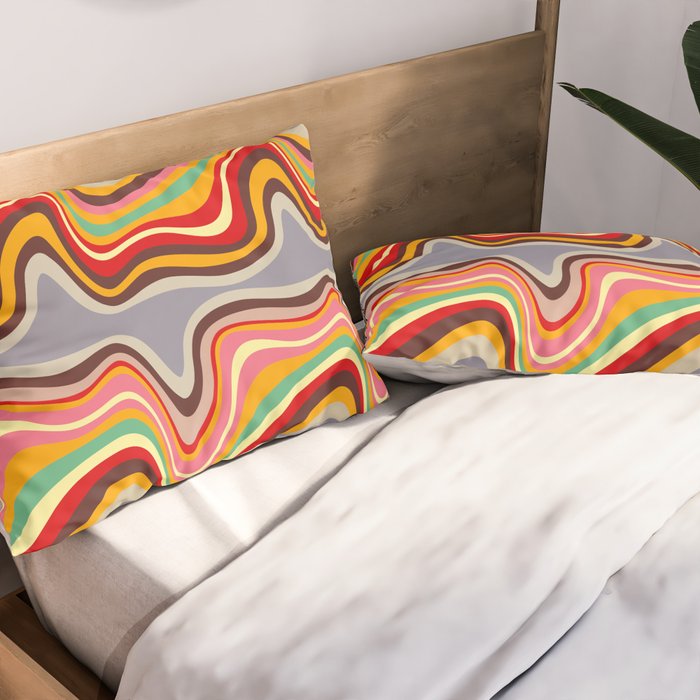 retro wave disco Pillow Sham Gallery Image 2