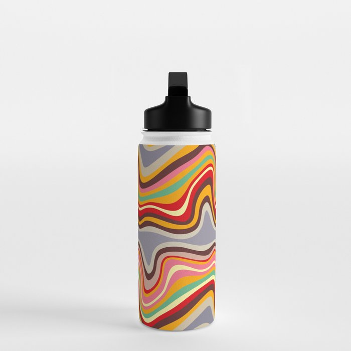 retro wave disco Water Bottle Gallery Image 3