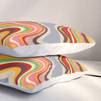 retro wave disco Pillow Sham Gallery Image 3