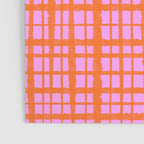 Retro Picnic Plaid Pattern Pink Orange Poster Gallery Image 3
