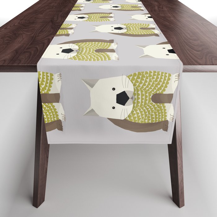 Whimsical Wombat Table Runner Gallery Image 1