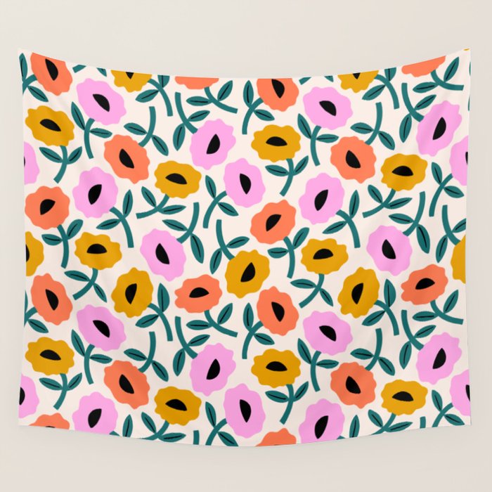 Floral Bliss Wall Tapestry Gallery Image 4