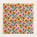 Floral Bliss Wood Wall Art Gallery Image 1