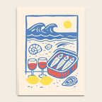 Sardines, Lemons and Wine at the Beach Notebook Gallery Image 4