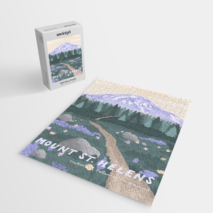 Mount St Helens Volcanic National Monument, Washington Mountains, National Parks Pacific Northwest Jigsaw Puzzle Gallery Image 2