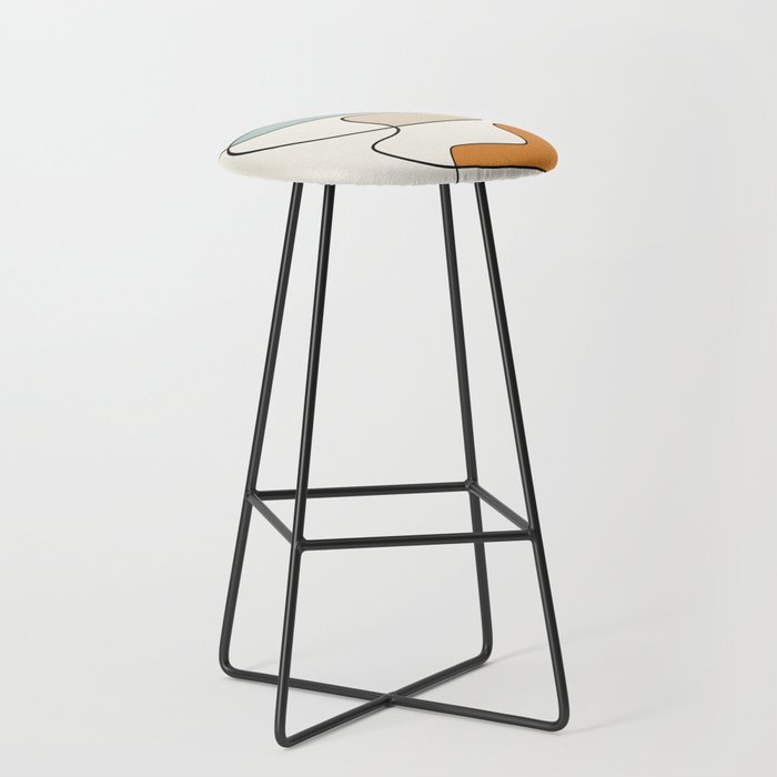 Abstract Line 14 Stool Gallery Image 1